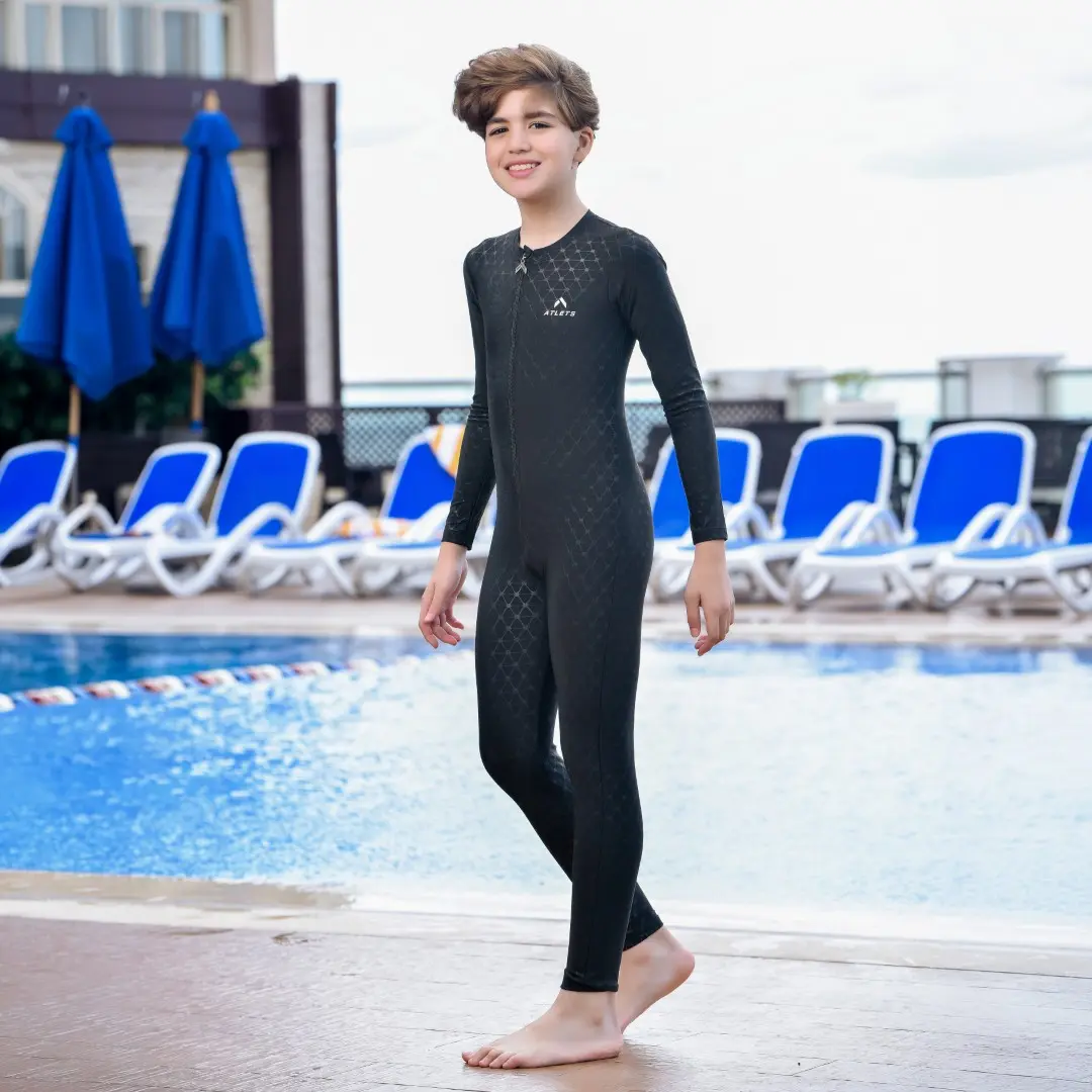 مايوه سباحة كم وبنطلون اولادي S.10