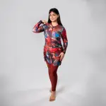 مايوه بوركيني ليكرا حريمي 3 قطع موديل WL.09
