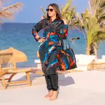 مايوه بوركيني للمحجبات 4 قطع موديل WP41